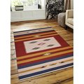 Glitzy Rugs Glitzy Rugs UBSD00124H0000A1 3 x 5 ft. Kilim Hand Woven & Flat Weave Wool Contemporary Area Rug; Multi Color UBSD00124H0000A1